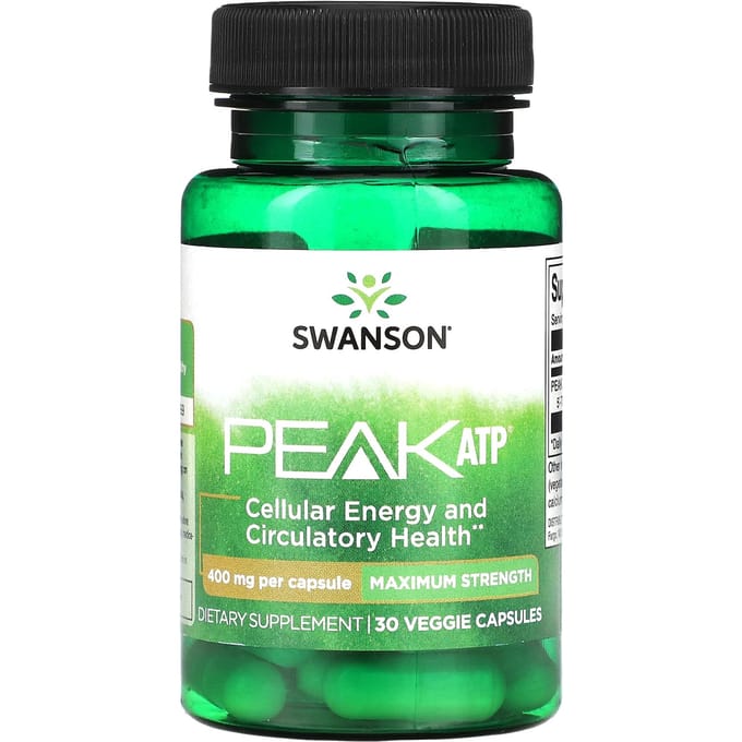 Piek ATP, Maximale Kracht, 400 mg, 30 Plantaardige Capsules