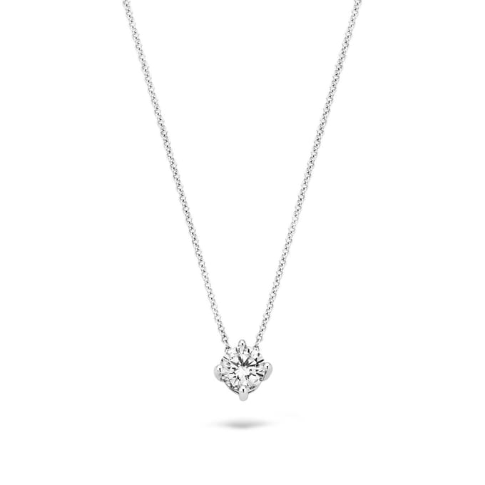 Blush Ketting 3057WZI - Wit Goud (14krt.) met Zirconia