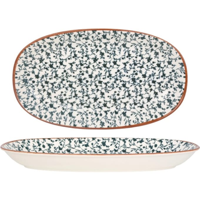 Bonna Serveerschaal - Calif - Porselein - 34x19 cm - set van 2