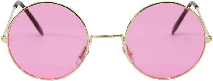 Folat - Feestbril - Hippie Roze