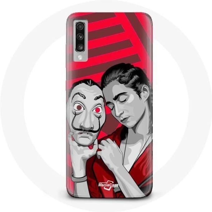 Coque pour Samsung Galaxy A70 La casa de papel Nairobi Fan art