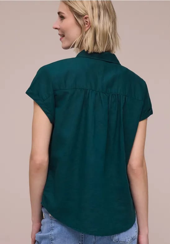 Linnen mix blouse shirt