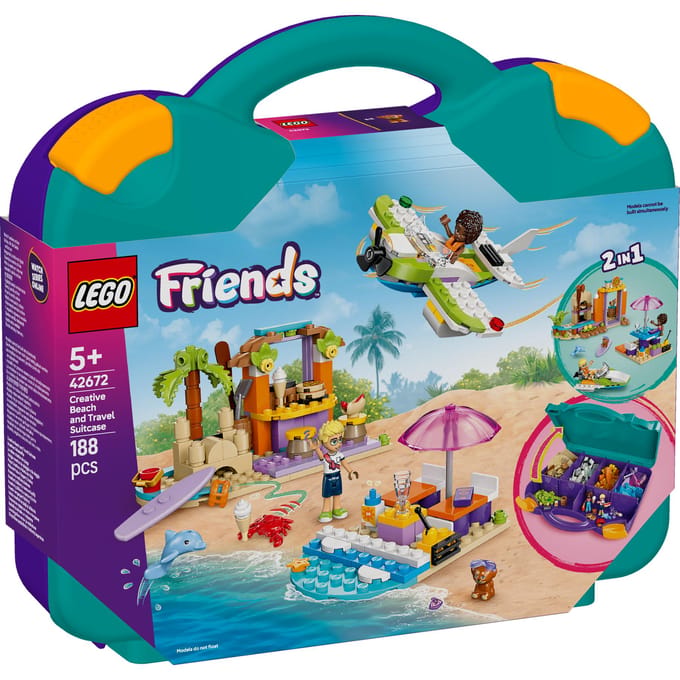 LEGO Friends Creatieve strandkoffer Speelgoed voor 5 jaar en ouder - 42672
