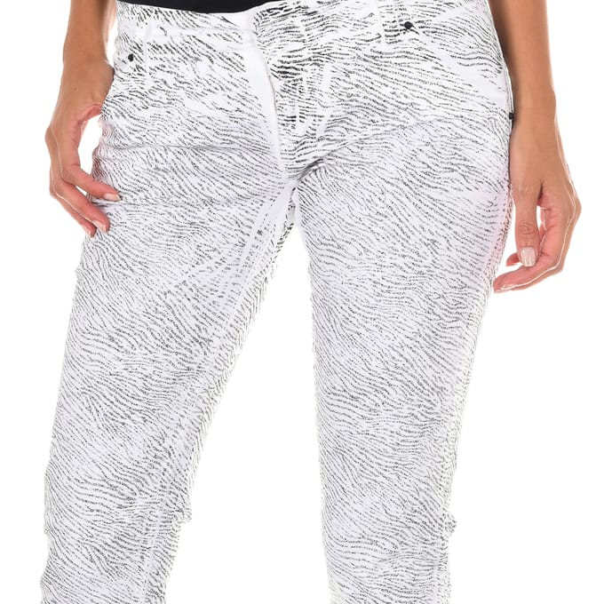 Lange broek met smal gesneden zomen 70DBF0585-R216 vrouw