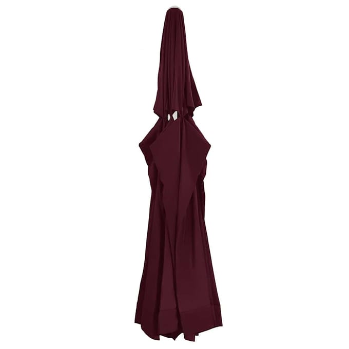 vidaXL - Vervangingsdoek - voor - parasol - 610 - cm - bordeauxrood