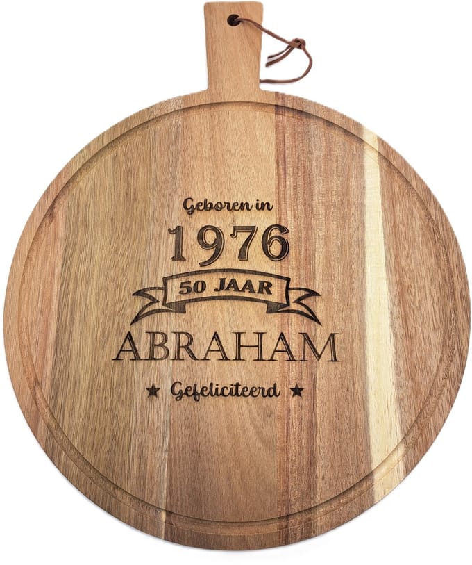 Abraham borrelplank - Serveerplank - hout