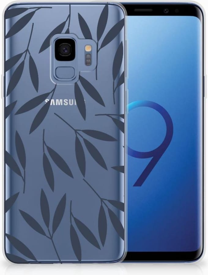 Samsung Galaxy S9 TPU Case Leaves Blue