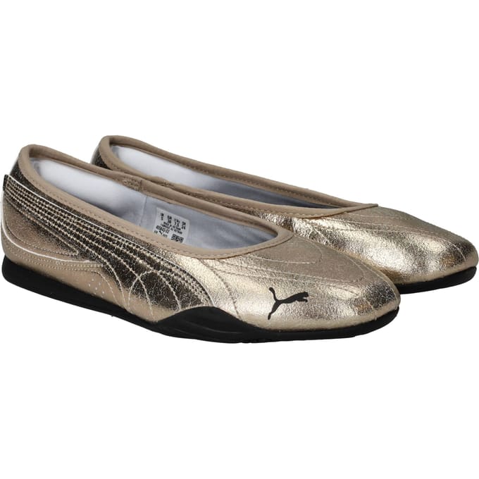 Puma Catch Soleil Metallic Whisper Ballerina's - Dames - Goud - Maat:38