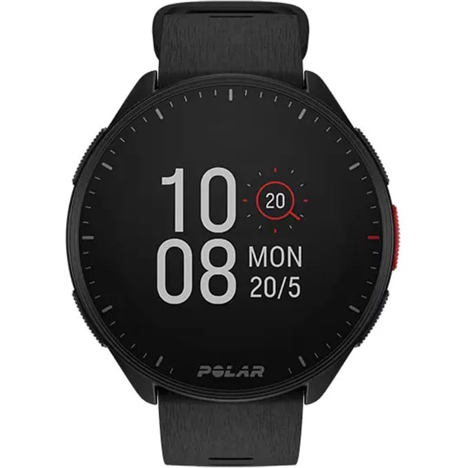 Polar Pacer -  GPS Hardloophorloge -  Night Black - Maten S-L