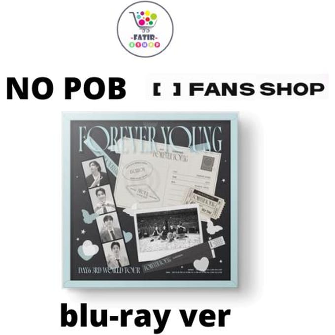DAY6 - 3e Wereldtournee [FOREVER YOUNG] Blu-ray Album only white