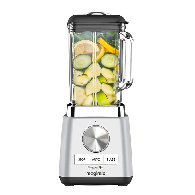 Magimix Blender Power 5 XL - Smoothie Maker - 2 Liter - Ice Crusher - Mat Chroom