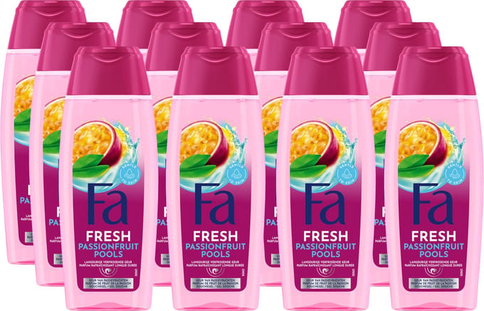 Fa Passionfruit Pools Douchegel 12x250ml - Voordeelverpakking