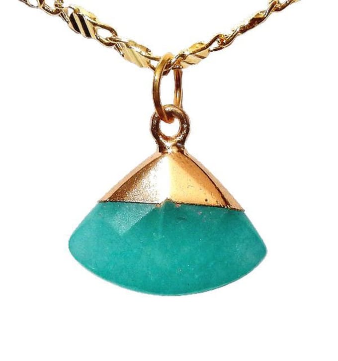 Amazoniet Hanger Verguld