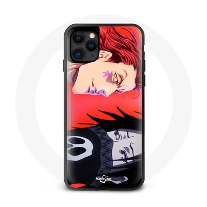 Coque de téléphone - Maniacase - Iphone 12 Mini - Hisoka VS Feitan - Souple - Noir