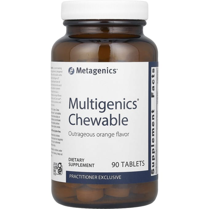 Metagenics, Multiogenics® Mâchables, Orange, 90 Comprimés