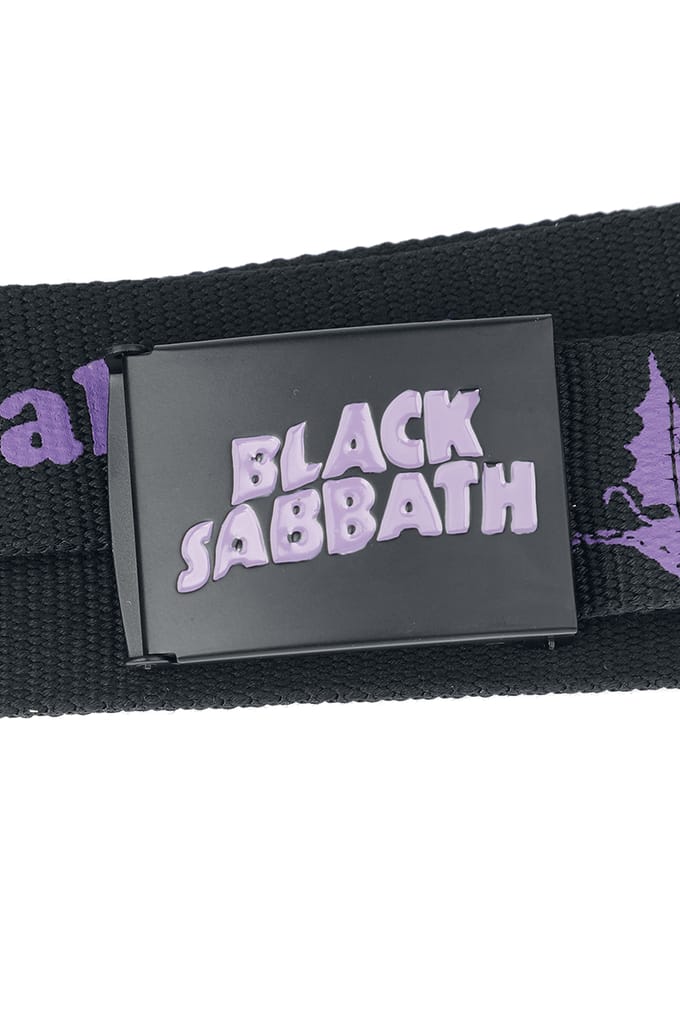 Black Sabbath Logo Unisex Riem - zwart - Standard