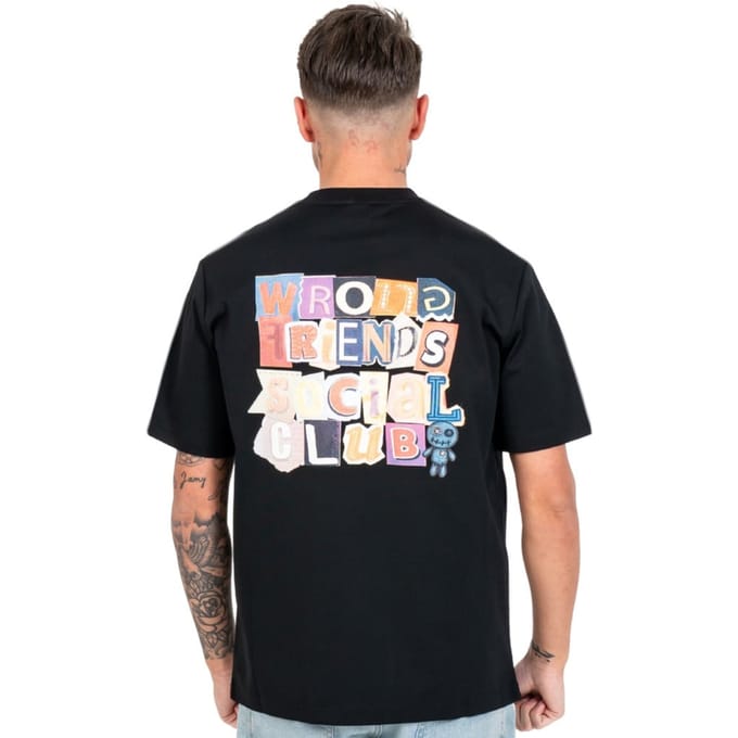 Wrong Friends T-shirt Social Club Black  M