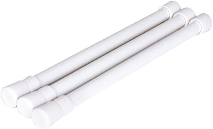 Spang Rail Bars - Uitschuifbare Telescopische Paal - 11.8 inch Breedte - Set van 3 Stuks