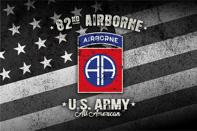 Vlag 82nd Airborne USA