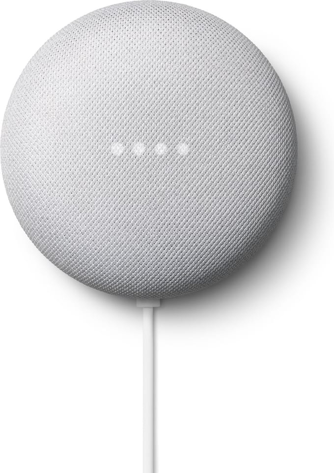 Google Nest Mini - Wifi speaker - Licht grijs