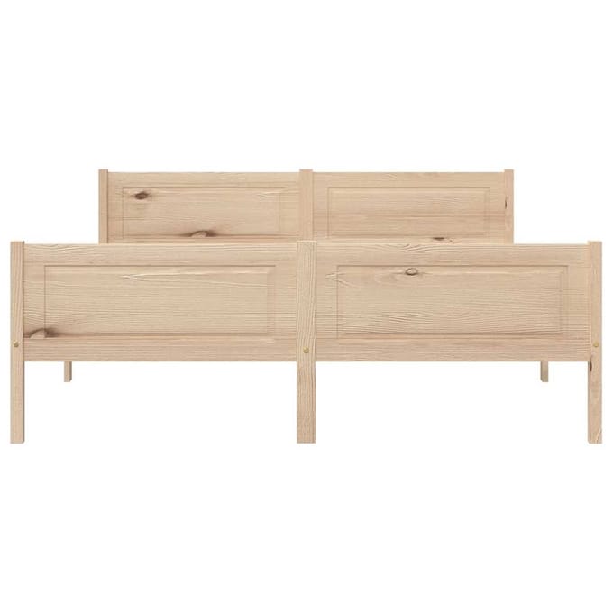 vidaXL - Bedframe - massief - grenenhout - 160x200 - cm