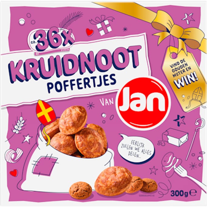 Kruidnoot poffertjes