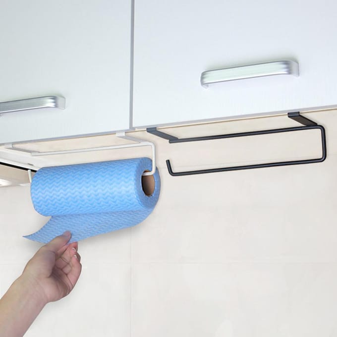 Kast Rollenpapierhouder Keukenrolhouder IJzeren Kast Hangrek wit