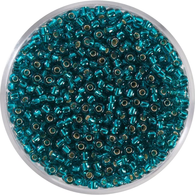9660-604 Jap. Miyukirocailles - 2,2mm - silverlined zircon - 12 gram