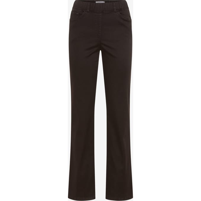 Raphaela by Brax Dames Instapbroek  Style LAVINA STRAIGHT DARK CHOCOLATE, donkerbruin, maat 46
