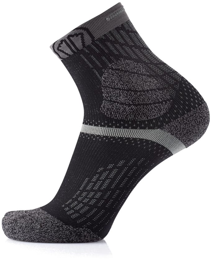 SIDAS Trail Protect Ankle sokken - Zwart/Grijs - 37-38