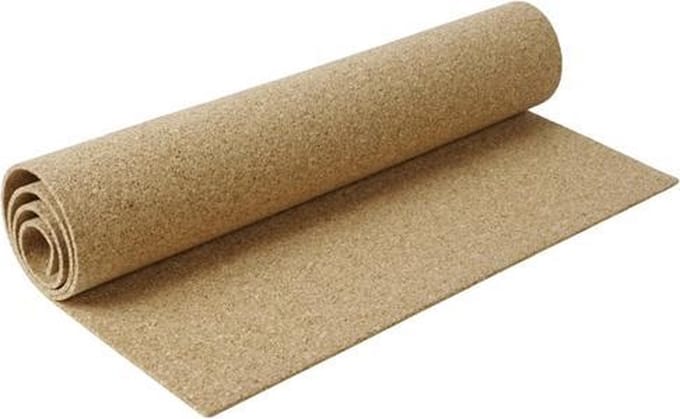 Kurk24 Prikwand kurk op rol - 8mm dik - 100cm breed - 5m lang + kurklijm