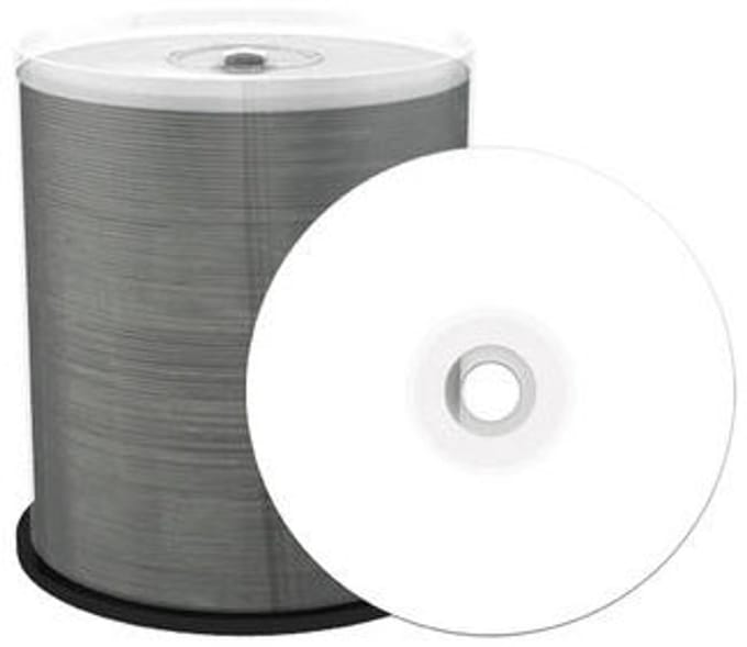 MediaRange MR413, DVD-R, Printable, Cakedoos, 100 stuk(s), 4,7 GB
