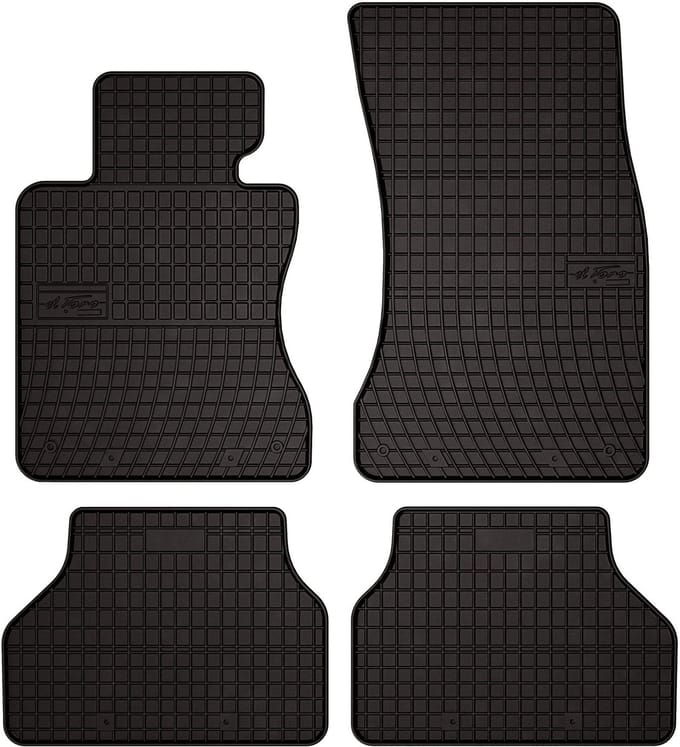Wielganizator SolidPRO - Auto Rubbermatten - Zwart - BMW 5 E60 - 2003-2010