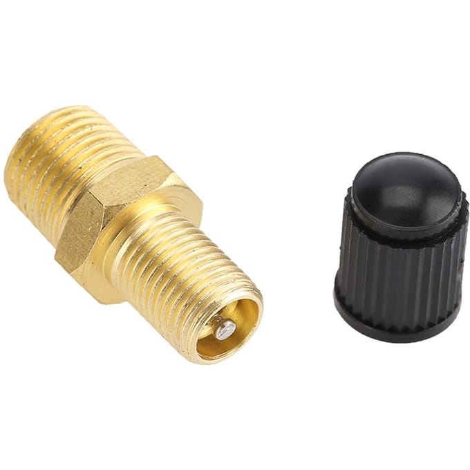 2 Stuks 1/4 Inch NPT MPT Messing Luchtcompressor Tank Vulklep wit