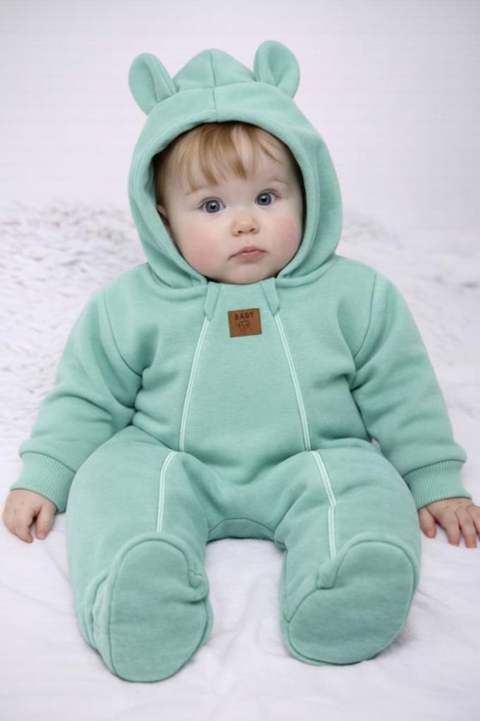 Dartomik - Baby Jumpsuit - 86 - Mint - Lente/Herfst