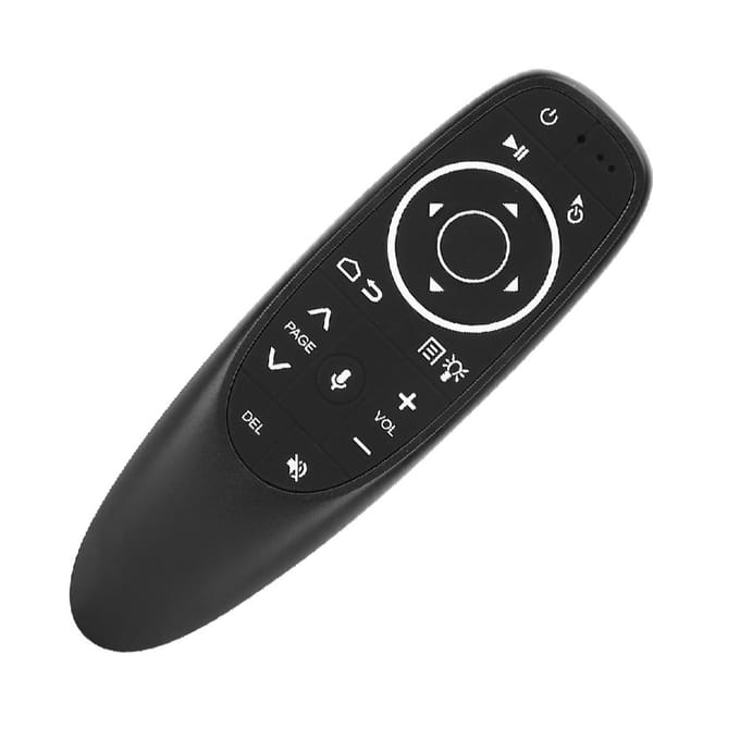 2.4G USB Draadloze Lucht Afstandsbediening Muis Spraak Infrarood Controller voor AndroidWindows black