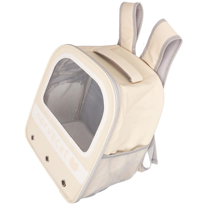 Sac à dos pour chat Polyvalent Grande Capacité Transparent Ventilé Portable Animal de Compagnie Bulle Voyage pour gray