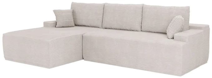Coredo Bank - Corduroy bekleding - Links - Beige
