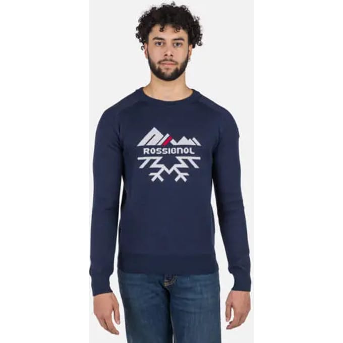 Trui met ronde hals Rossignol Jacquard