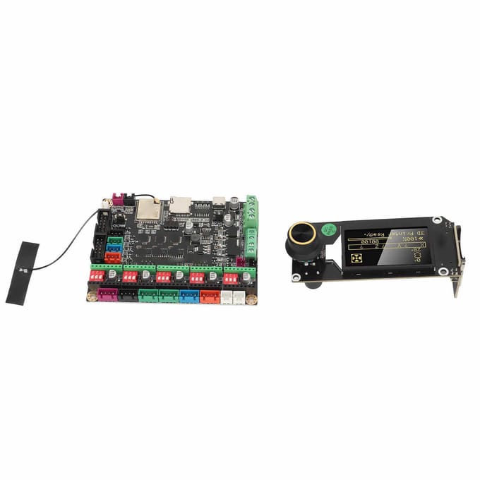 3D Printer Moederbord Kit voor TinyBee V1.0 Besturingsbord met Smart LCD Display en Motordrivers gray