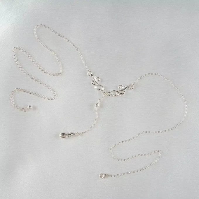 Sylvie Monthulé | Zilveren Bodychain Sieraad | Emotion Drop Maat S