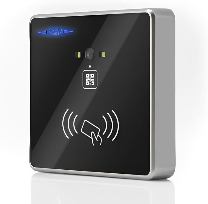 Kaartlezer RFID Barcode 2D QR voor Bezoekersbeheer en Kantoorgebruik