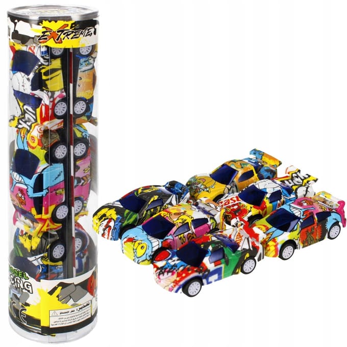 Mega Creative Raceauto Graffiti - Pull & Back Speelgoedauto