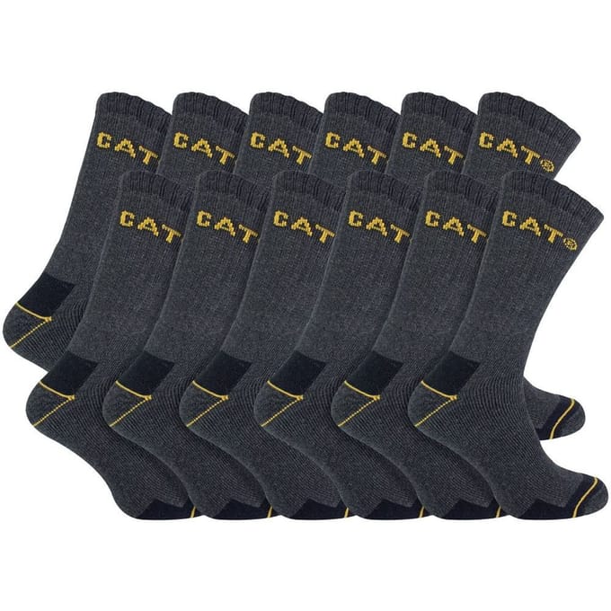 12 Pack Unisex Zware Werk Sokken voor Stalen Neus Laarzen