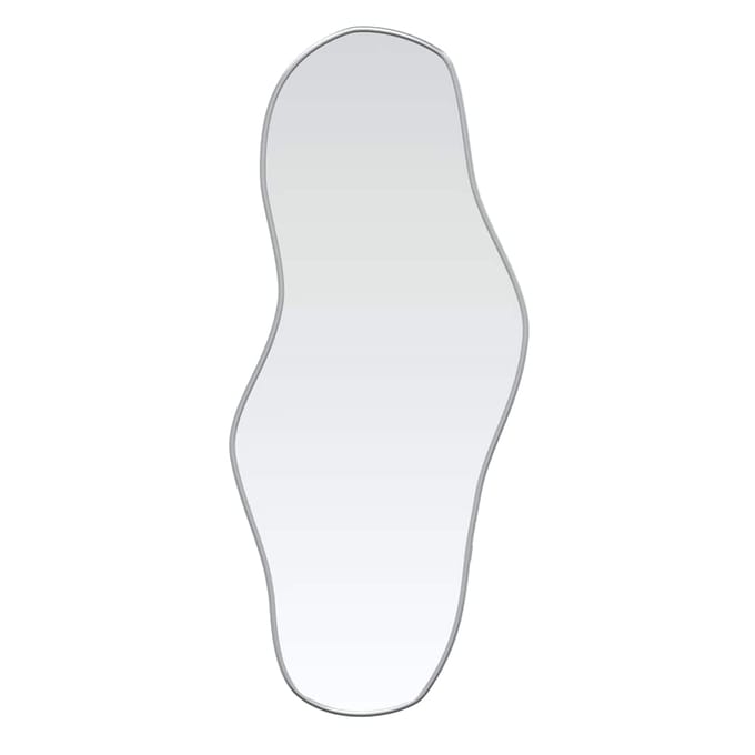 vidaXL - Wandspiegel - 60x25 - cm - zilverkleurig