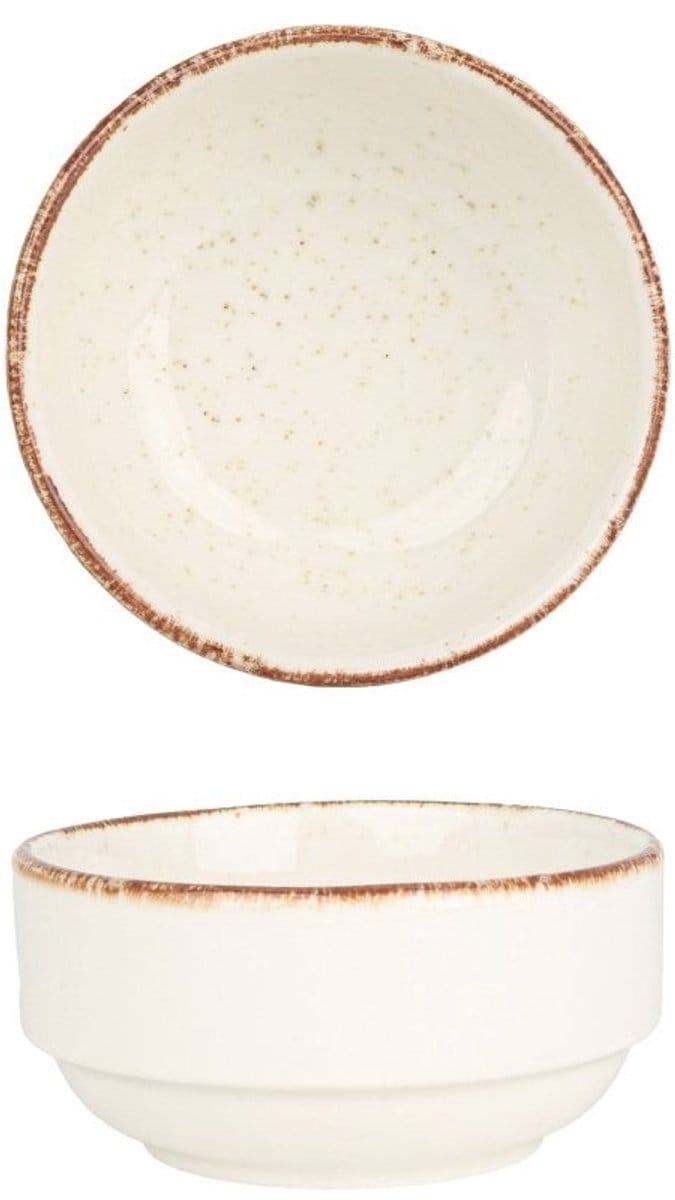 Rinart Serveerschaal - Brunilda - Porselein - 8 cm - set van 2