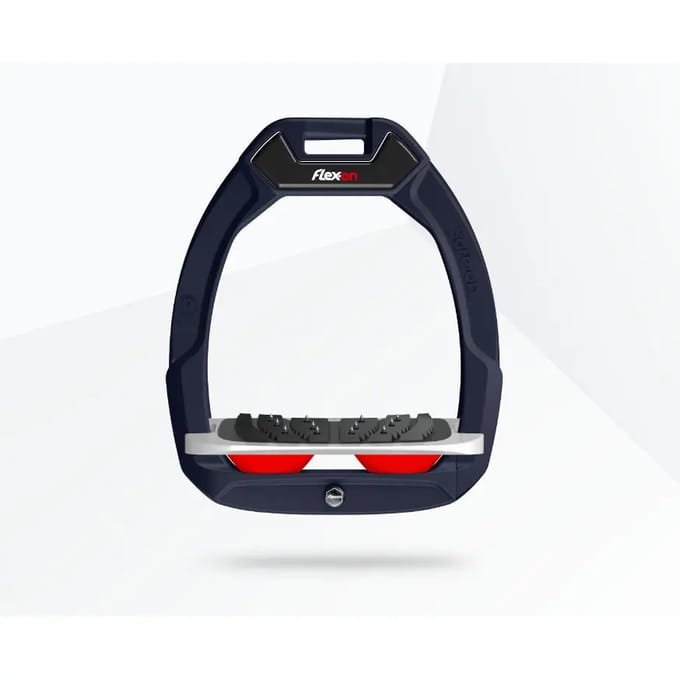 Veiligheidsbeugels voor paardrijden Hellend Ultra Grip Groen/Grijs/Rood Flex-On Safe-On