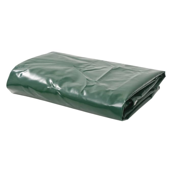 vidaXL - Zeilen - Groen - 3 - x - 5 - m - Canvas - met - PVC-coating