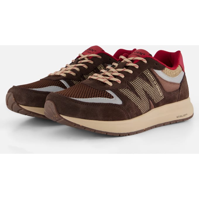 Woden Rigmor Open Mesh Sneakers bruin - Maat 42