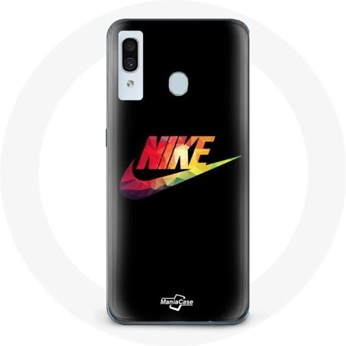 Coque - Nike - Samsung Galaxy A30 - Logo - Noir - Rigide noir
